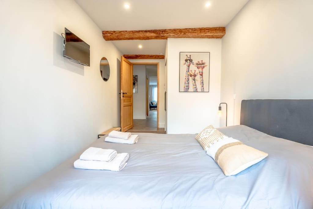 Superbe Appartement Neuf, Climatise Centre Village Le Plan-de-la-Tour Buitenkant foto